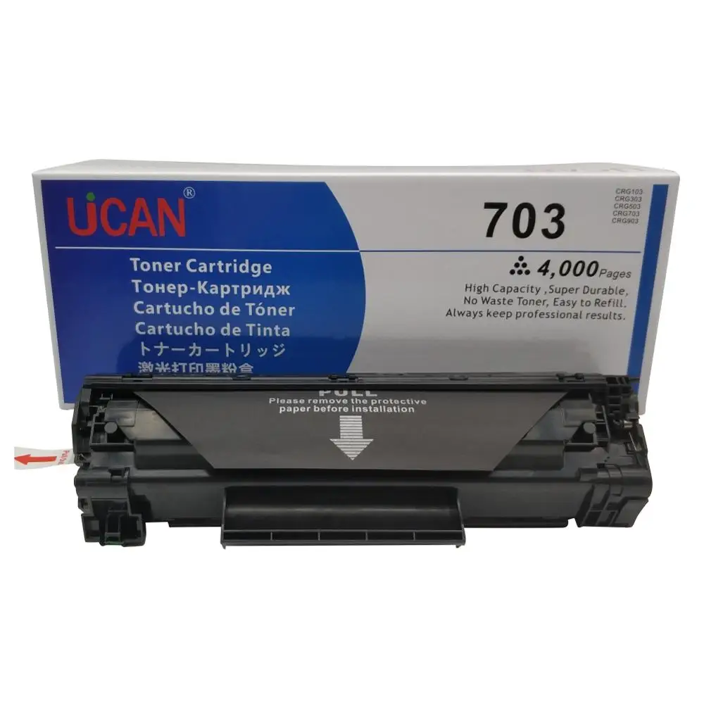 CRG Cartridge 103 303 703 CRG703 Toner for Canon LBP2900 LBP2900B LBP3000 Laser Printer UCAN 4000 pages Large Capacity
CRG Cartridge 103 303 703 CRG703 Toner for Canon LBP2900 LBP2900B LBP3000 Laser Printer UCAN 4000 pages Large Capacity