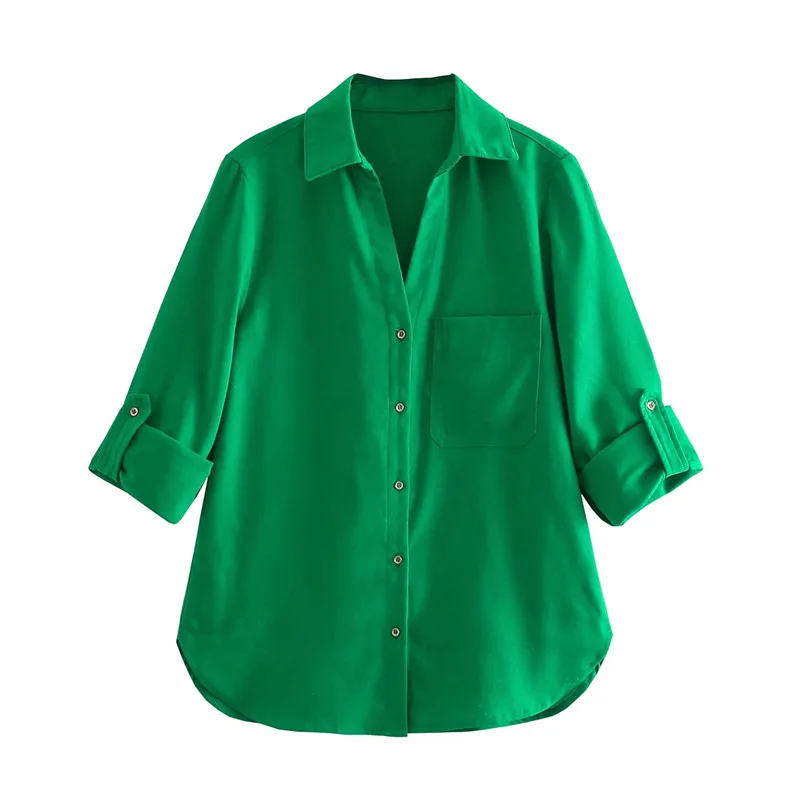 PUWD Casual Women V Neck Blouse 2021 Summer Fashion Ladies High Street Vintage Shirt Female Solid Color Shirt Top
PUWD Casual Women V Neck Blouse 2021 Summer Fashion Ladies High Street Vintage Shirt Female Solid Color Shirt Top