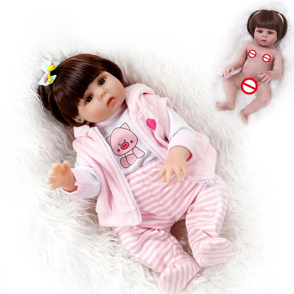 Lifelike Waterproof Reborn Baby Lovely Movable Kid Toddler Bath Sleep Play Accompany Doll with Hair Flexible Dressed Toy Gift
Lifelike Waterproof Reborn Baby Lovely Movable Kid Toddler Bath Sleep Play Accompany Doll with Hair Flexible Dressed Toy Gift
