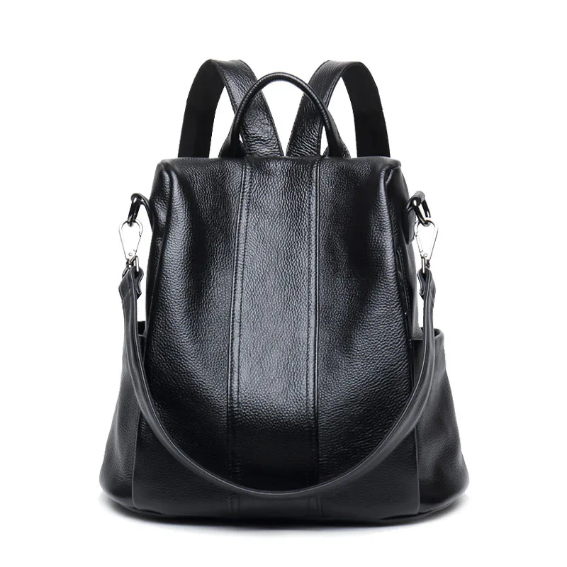 The First Layer of Cowhide Handbags College Style Leather Ladies Leisure Anti-theft Travel Soft Leather Backpack
The First Layer of Cowhide Handbags College Style Leather Ladies Leisure Anti-theft Travel Soft Leather Backpack