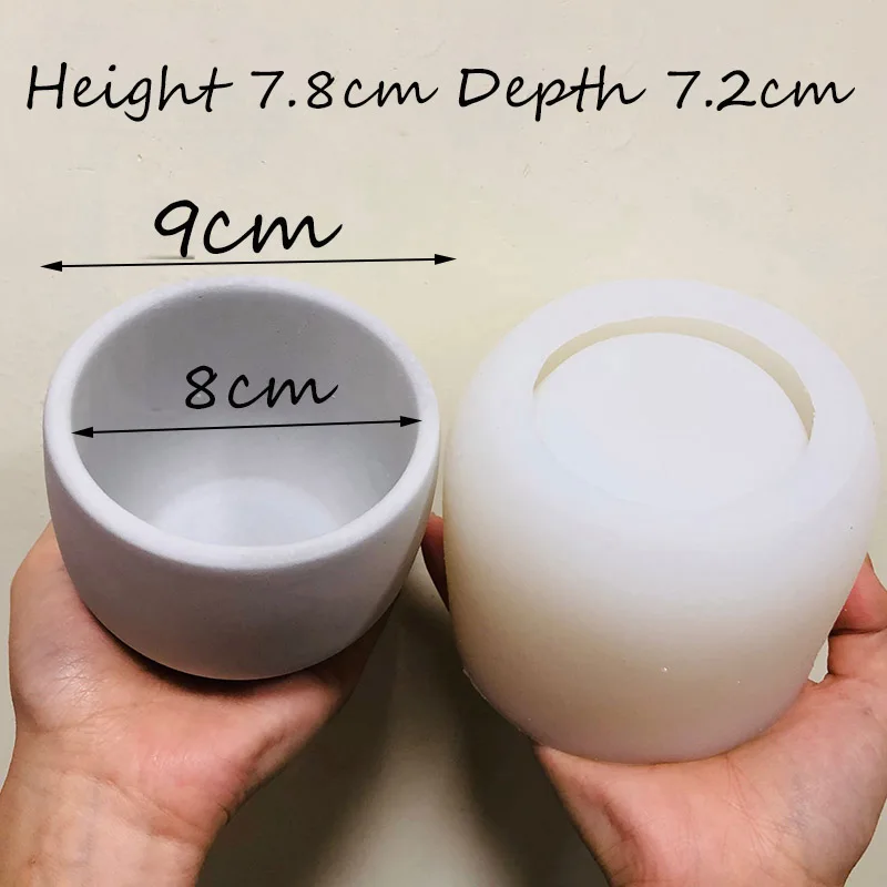 Round Candle Jar Silicone Mold Scented Candle Container Arc Design With Lid Design Flower Pot Cement Mold
Round Candle Jar Silicone Mold Scented Candle Container Arc Design With Lid Design Flower Pot Cement Mold