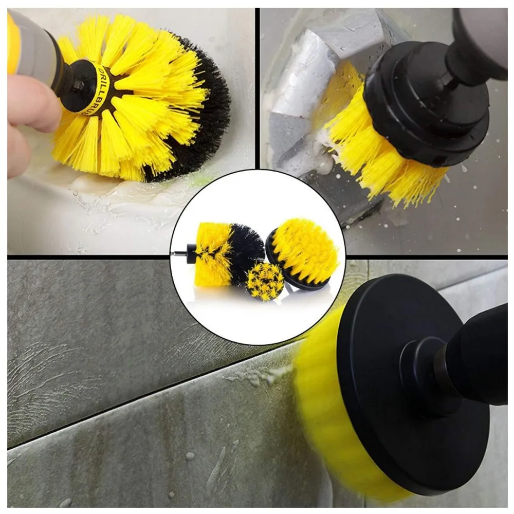 4pcs Power Scrubber Brush Drill Brush Kit Tile Cleaning Brush Cleaner Tools For Car Tire Boat Bathroom Kitchen Tub Home Tile
4pcs Power Scrubber Brush Drill Brush Kit Tile Cleaning Brush Cleaner Tools For Car Tire Boat Bathroom Kitchen Tub Home Tile