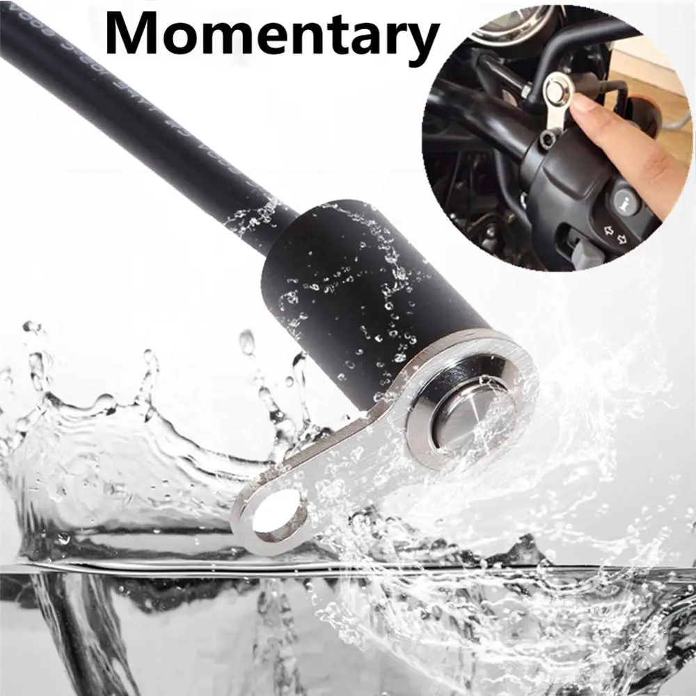 Push Momentary Switch Motorcycle Handlebar Screw Mount Waterproof Thumb Button Electric Car Waterproof Rear View Mirror Switch 
Push Momentary Switch Motorcycle Handlebar Screw Mount Waterproof Thumb Button Electric Car Waterproof Rear View Mirror Switch