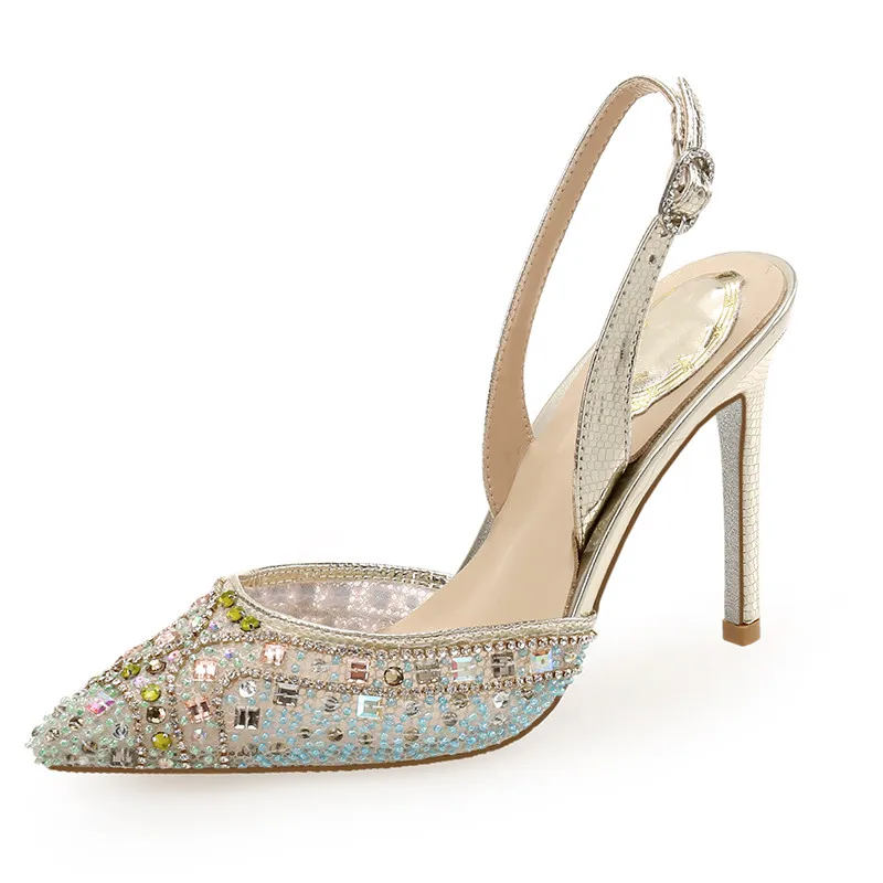 Ins stylish summer Celebrity ladies shoes Luxury Bling Glitter crystal heels Sexy Pointy Stiletto chic party pumps high heels
Ins stylish summer Celebrity ladies shoes Luxury Bling Glitter crystal heels Sexy Pointy Stiletto chic party pumps high heels