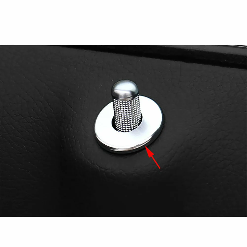 Replacement Door Lock Rings 4PCS/Set Accessories Aluminum For Mercedes-Benz C E GLC Class W205 Durable
Replacement Door Lock Rings 4PCS/Set Accessories Aluminum For Mercedes-Benz C E GLC Class W205 Durable