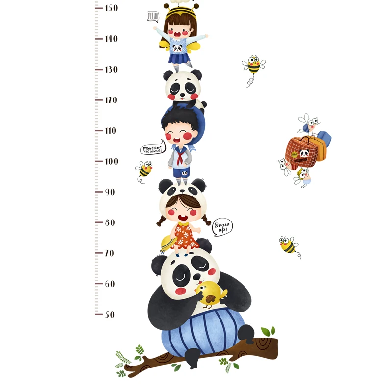 Measured Height Cartoon Wall Stickers Kids Room Living Room Bedroom Decoration Decals for Furniture Vinyl Wallpaper
Measured Height Cartoon Wall Stickers Kids Room Living Room Bedroom Decoration Decals for Furniture Vinyl Wallpaper