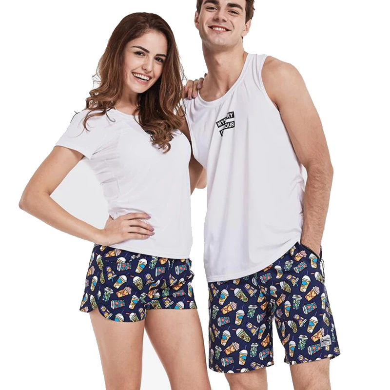 Summer Swimming Trunks Couple Board Shorts Polyester Quick Dry Swimwear Plus Size Men Women Sport Beach Running Surf Swimsuits
Summer Swimming Trunks Couple Board Shorts Polyester Quick Dry Swimwear Plus Size Men Women Sport Beach Running Surf Swimsuits