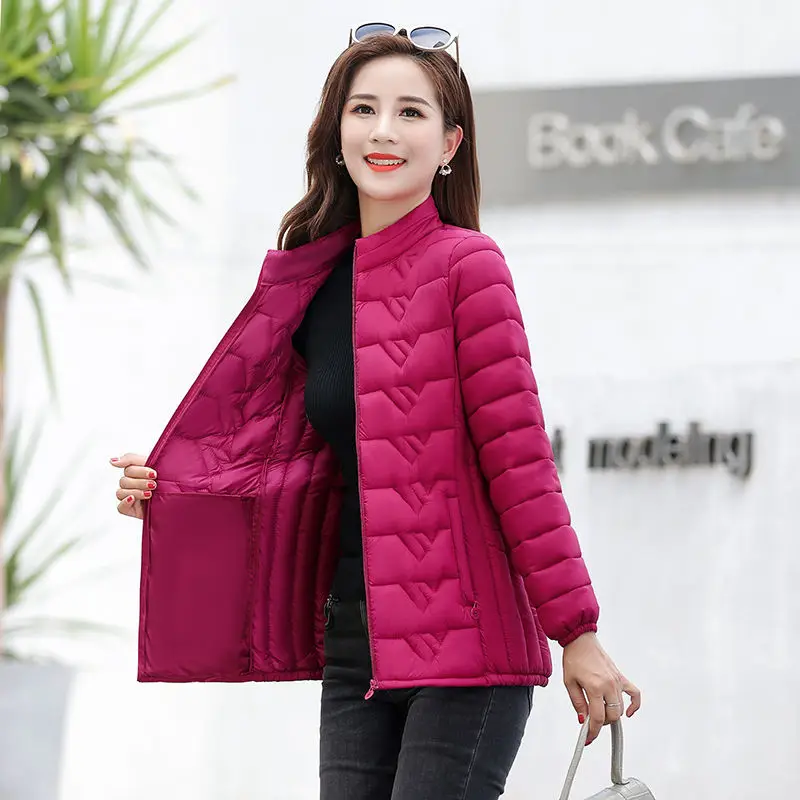 Off season clearance light down clothes women's autumn and winter 2020 new short stand collar Korean large size coat small
Off season clearance light down clothes women's autumn and winter 2020 new short stand collar Korean large size coat small