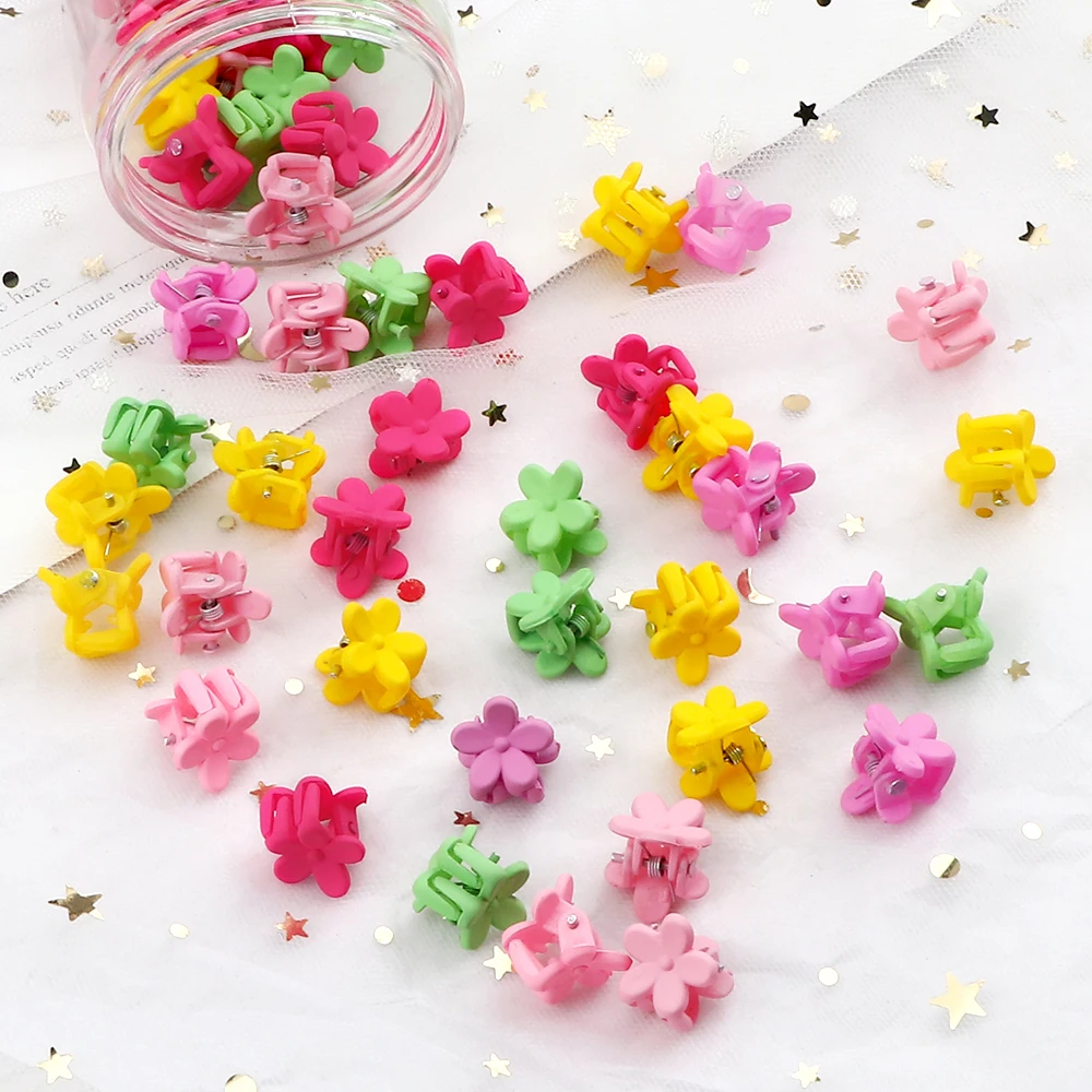 50/100 Pcs/Lot Mini Flower Hair Crabs Accessories For Girls Matte Colorful Small Hair Clip Children Hair Claw Headwear Wholesale
50/100 Pcs/Lot Mini Flower Hair Crabs Accessories For Girls Matte Colorful Small Hair Clip Children Hair Claw Headwear Wholesale