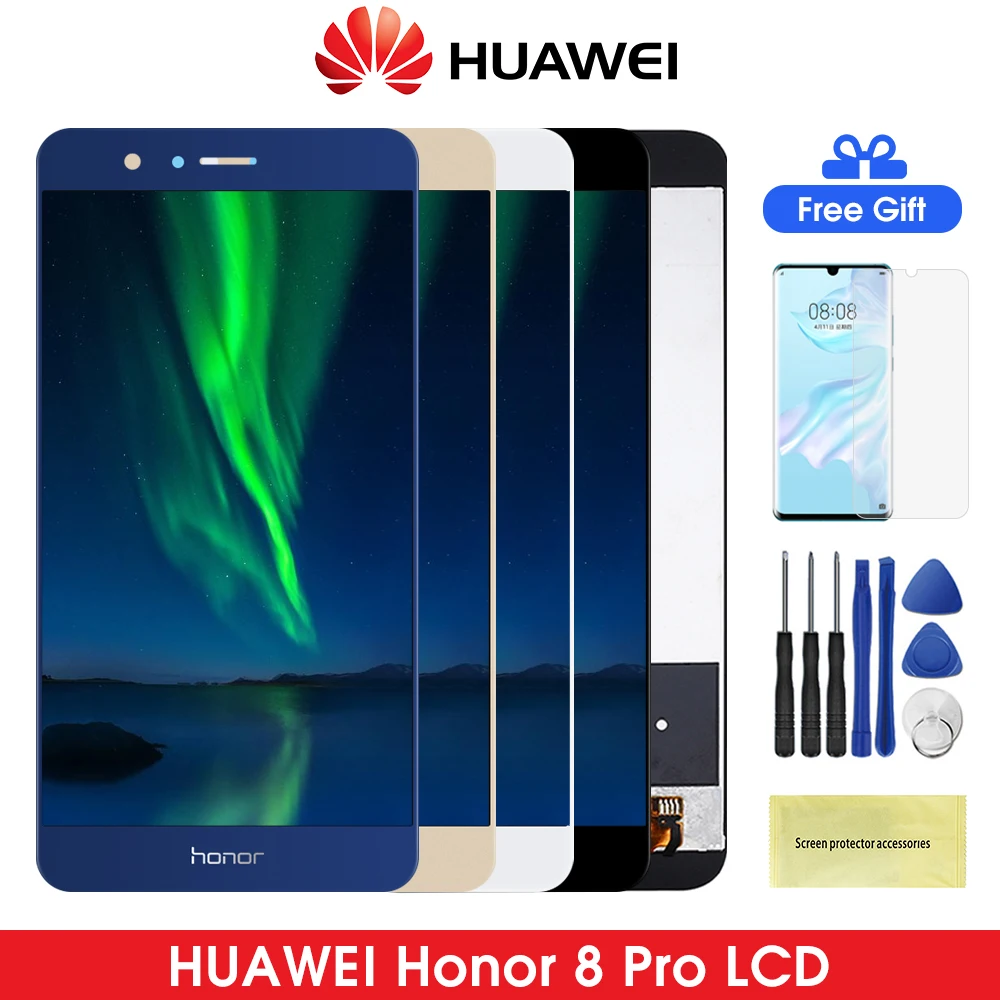 ЖК дисплей 5 7 дюйма для Huawei Honor 8 Pro сменный с сенсорным экраном и дигитайзером V9