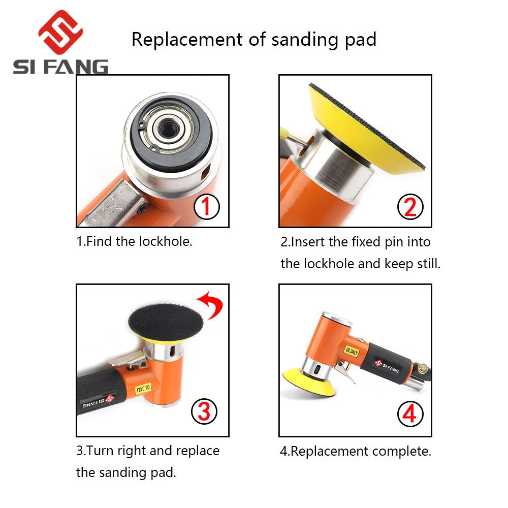 New Air Sander 1inch 2inch 3inch Pneumatic Polishing Grinding Machine Mini Orbital Buffer Dual Action Orbital Polisher for Car
New Air Sander 1inch 2inch 3inch Pneumatic Polishing Grinding Machine Mini Orbital Buffer Dual Action Orbital Polisher for Car