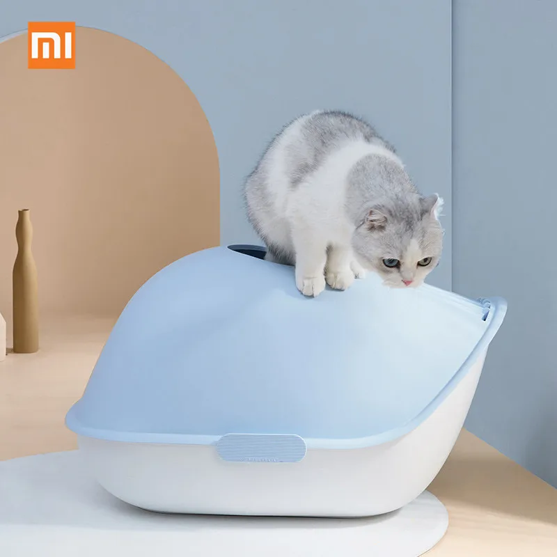 Оригинальный Xiaomi Mijia ворсистый хвост ПЭТ туалет коробка двойного назначения