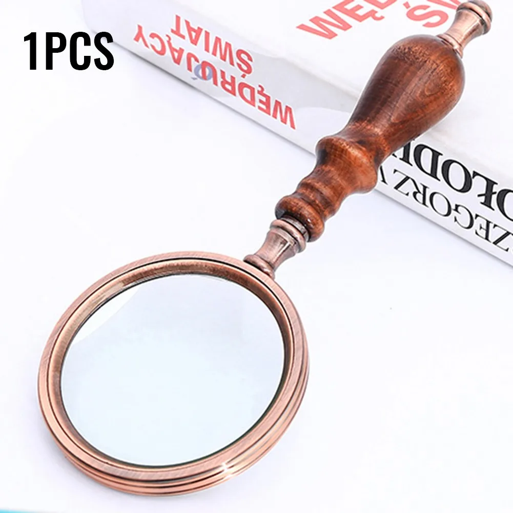 1 Pcs Reading Magnifying Glass 10 Times W/ Wooden Handle Vintage Collection Gift Household Hand Tool
1 Pcs Reading Magnifying Glass 10 Times W/ Wooden Handle Vintage Collection Gift Household Hand Tool