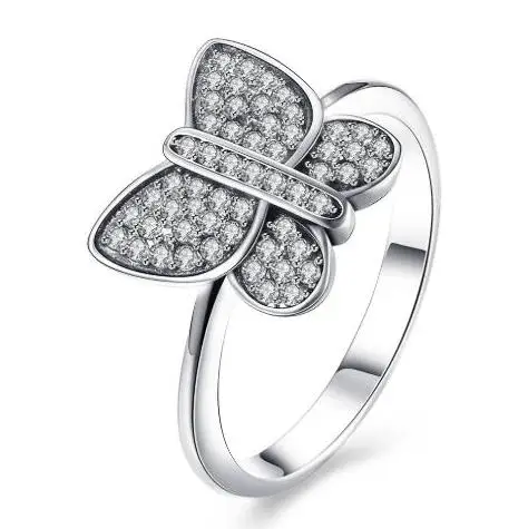925 Sterling Silver Animal Pan Ring Pave Butterfly With Cubic Zirconia Rings For Women Wedding Party Fashion Jewelry
925 Sterling Silver Animal Pan Ring Pave Butterfly With Cubic Zirconia Rings For Women Wedding Party Fashion Jewelry