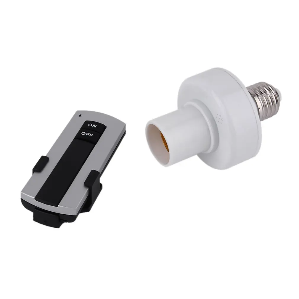 Professional E27 Screw Wireless Remote Control Light Lamp Bulb Holder Bases Cap Socket Switch Lamp Accessories On Off 220V
Professional E27 Screw Wireless Remote Control Light Lamp Bulb Holder Bases Cap Socket Switch Lamp Accessories On Off 220V