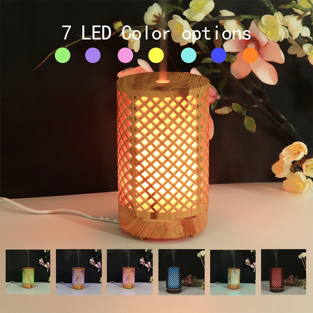 FUNHO Electric Aromatherapy Essential Oil Diffuser Ultrasonic Air Humidifier Cool Mist Maker Mini LED Light For Home Office | Бытовая
