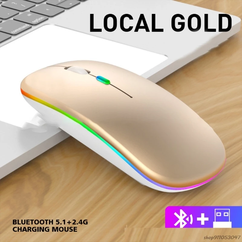 Wireless Mouse, Ultra Slim Colorful LED Rechargeable Mouse 2.4G PC Computer Laptop Cordless Mice with USB Receiver 21 Wholesales
Wireless Mouse, Ultra Slim Colorful LED Rechargeable Mouse 2.4G PC Computer Laptop Cordless Mice with USB Receiver 21 Wholesales