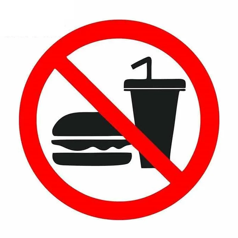 LLY-2100 No Drink Food Warning Car Stickers PVC Auto Window Bumper Decorative Accessories Sunscreen Waterproof Quality Declas
LLY-2100 No Drink Food Warning Car Stickers PVC Auto Window Bumper Decorative Accessories Sunscreen Waterproof Quality Declas