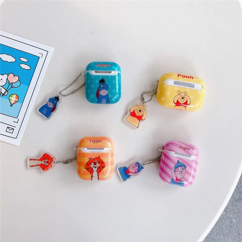 1pcs Cartoon Cute Striped Pooh Airpods Pro Protective Sleeve Apple Toy pendant earphone Case Gift
1pcs Cartoon Cute Striped Pooh Airpods Pro Protective Sleeve Apple Toy pendant earphone Case Gift