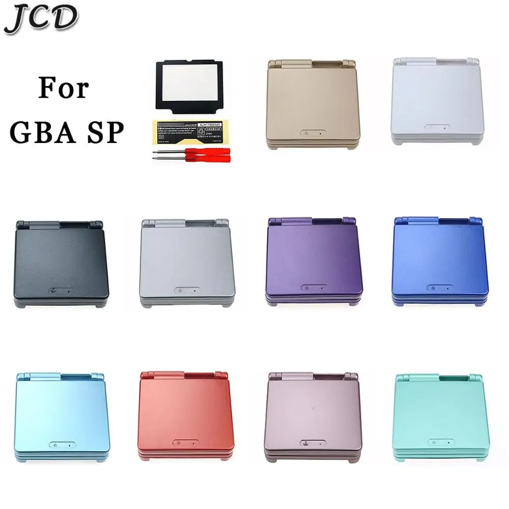 JCD Replacement Pure color Housing Shell Faceplate Case Cover Repair Parts for Nintend Gameboy Advance SP GBA SP Console
JCD Replacement Pure color Housing Shell Faceplate Case Cover Repair Parts for Nintend Gameboy Advance SP GBA SP Console