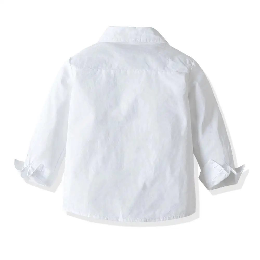 Белый костюм для маленьких мальчиков Одежда джентльменов платье крещения