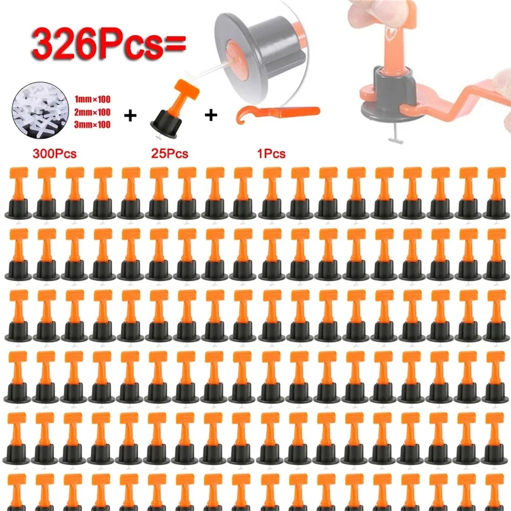 326x Reusable Tile Leveling System Tool Leveling System Wall Floor Tile Leveler Spacers With Wrench Hand Tools
326x Reusable Tile Leveling System Tool Leveling System Wall Floor Tile Leveler Spacers With Wrench Hand Tools