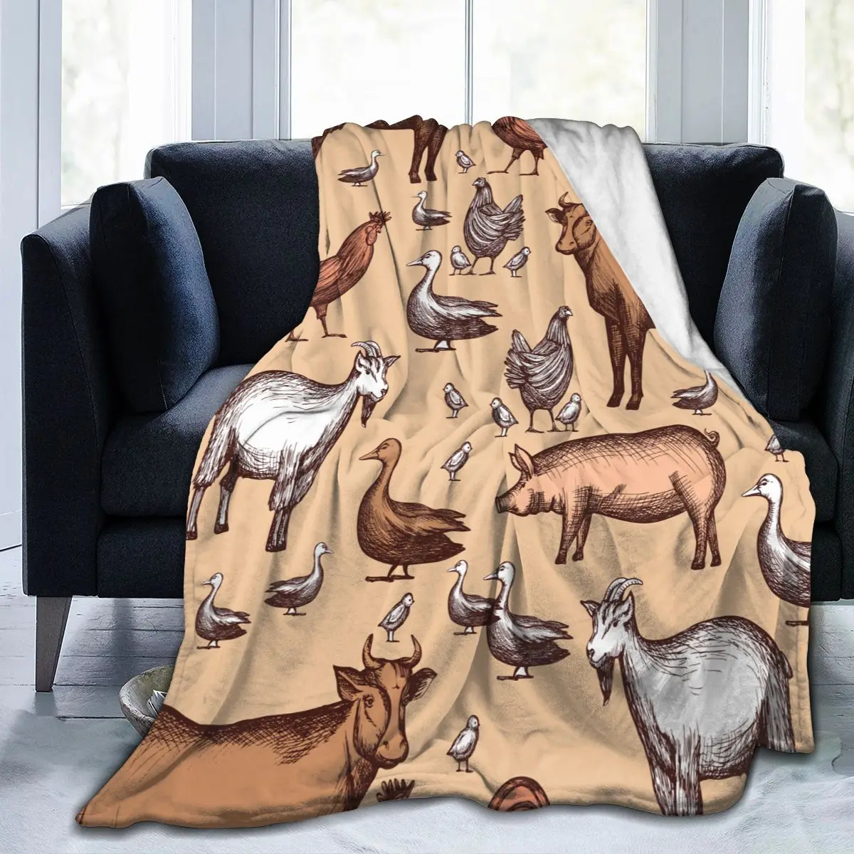 

Фланелевое Одеяло с животными, легкий тонкий теплый мягкий плед для механической стирки, дивана, кровати, путешествий, лоскутное шитье