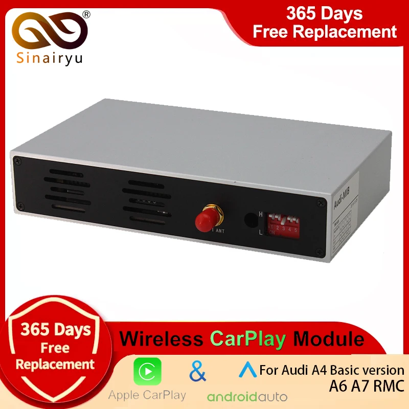 Sinairyu Wi-Fi беспроводной Apple CarPlay для Audi A6 C7 2012-2017 MMI RMC маленький экран 6,5 дюйма 7 дюймов OEM Модернизация поддержка обратной камеры 
Sinairyu Wi-Fi беспроводной Apple CarPlay для Audi A6 C7 2012-2017 MMI RMC маленький экран 6,5 дюйма 7 дюймов OEM Модернизация поддержка обратной камеры