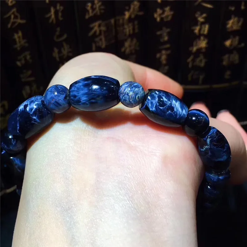 2019 High Quaility Drum Bead Natural Blue Pietersite Stone Bracelet Vigorous Colour Women's Bracelet Fine Stone great gift
2019 High Quaility Drum Bead Natural Blue Pietersite Stone Bracelet Vigorous Colour Women's Bracelet Fine Stone great gift