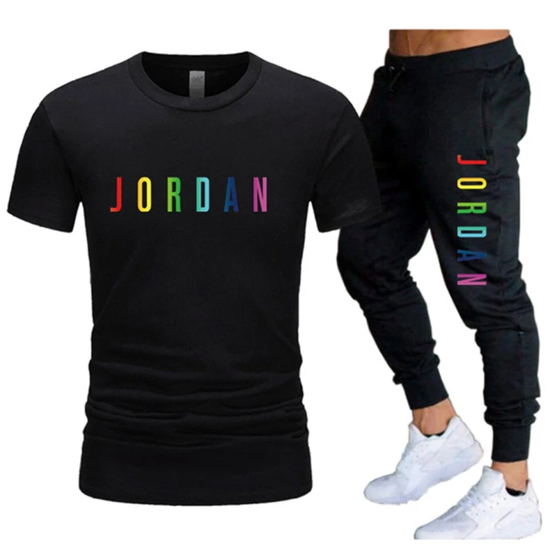 Jordan-23 Alphabet Letter 2021 Men Summer New 3D Print Short Sleeve Suit Casual Sportswear Running Suit T-shirt Top & Pant
Jordan-23 Alphabet Letter 2021 Men Summer New 3D Print Short Sleeve Suit Casual Sportswear Running Suit T-shirt Top & Pant