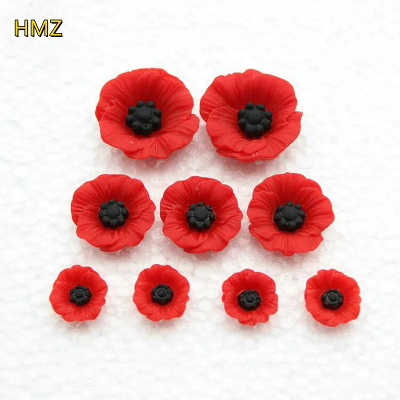 Artificial resin poppy flower jewelry accessories home decoration flat back decoration miniature artificial flowers 12-23 mm100
Artificial resin poppy flower jewelry accessories home decoration flat back decoration miniature artificial flowers 12-23 mm100