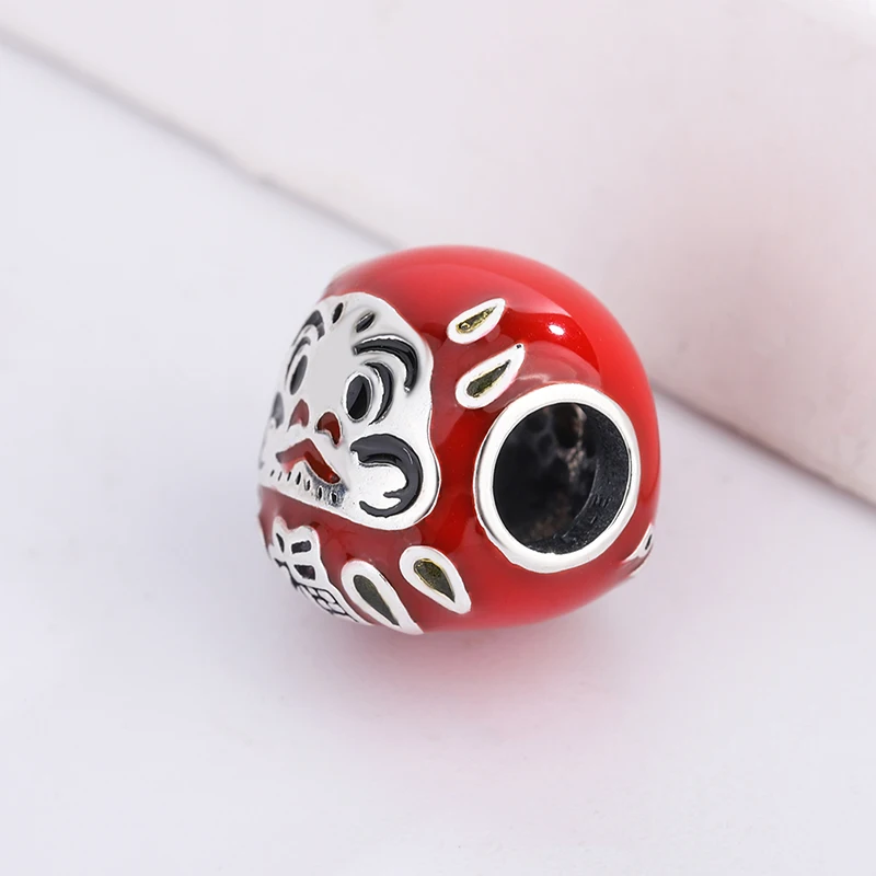 For Pandora Sterling Silver 925 Material Traditional Blessing Doll Charm With Red Enamel For Snake Bracelet Making Diy Jewelry
For Pandora Sterling Silver 925 Material Traditional Blessing Doll Charm With Red Enamel For Snake Bracelet Making Diy Jewelry