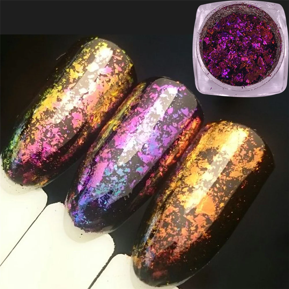 1 Box 0.2g Irregular Chameleon Nail Sequins Glitter Colorful Flakies Powder Paillette Manicure Nail Art Decoration
1 Box 0.2g Irregular Chameleon Nail Sequins Glitter Colorful Flakies Powder Paillette Manicure Nail Art Decoration