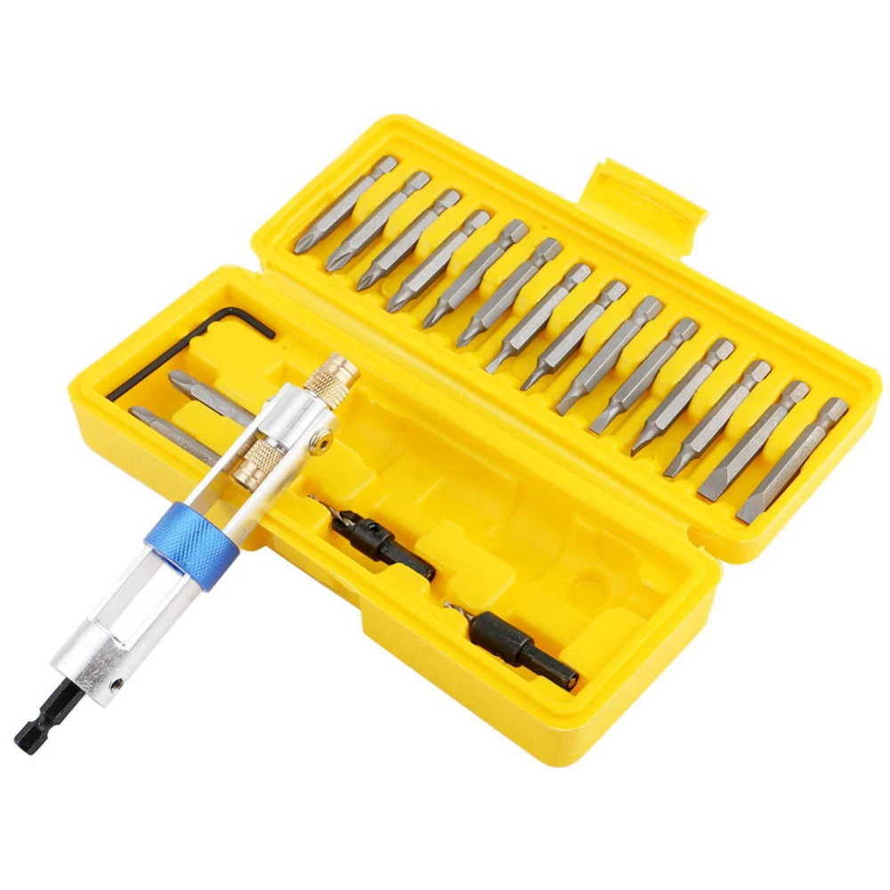 20 In 1 Multifunction Manual Screwdriver Bit Tool Set Precision Swap Drill Bit Set Hand Tool Countersink Bits Accessories
20 In 1 Multifunction Manual Screwdriver Bit Tool Set Precision Swap Drill Bit Set Hand Tool Countersink Bits Accessories