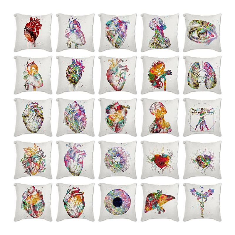 Pillowcase Medicine Pillow Case Square Watercolor heart Print Sofa Cushion Cover Customized Cotton Linen Cushion home decor
Pillowcase Medicine Pillow Case Square Watercolor heart Print Sofa Cushion Cover Customized Cotton Linen Cushion home decor