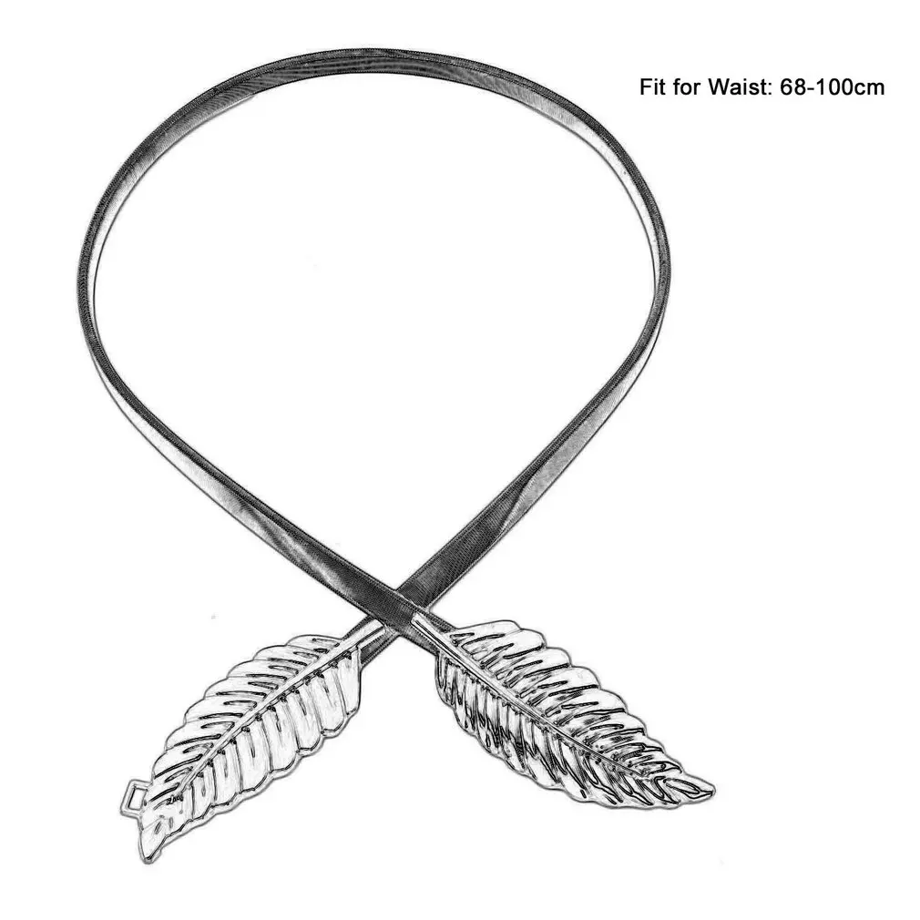 Vintage Women Belt Leaf Shape Design Clasp Front Stretch Metal Waist Belt Skinny Elastic Belt Trendy Waistband Adjustable ACEHE
Vintage Women Belt Leaf Shape Design Clasp Front Stretch Metal Waist Belt Skinny Elastic Belt Trendy Waistband Adjustable ACEHE