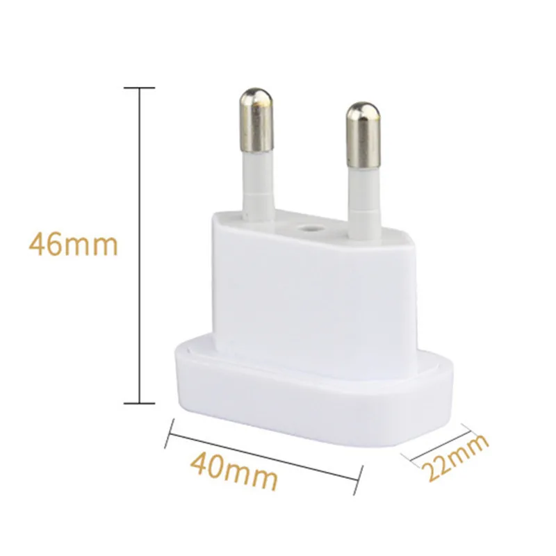 New CN US To EU Euro Europe Plug Adapter 2 Round Socket Converter Travel Electrical Power Adapter Socket China To EU Plug T083
New CN US To EU Euro Europe Plug Adapter 2 Round Socket Converter Travel Electrical Power Adapter Socket China To EU Plug T083