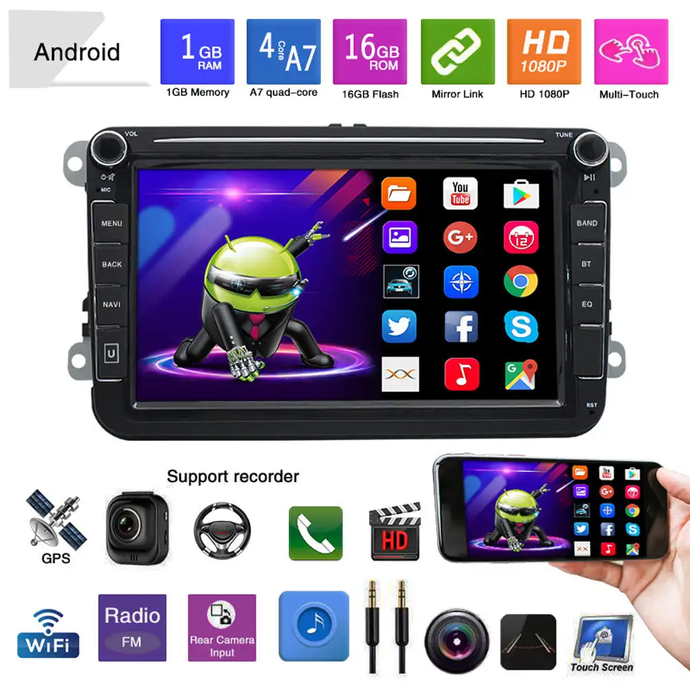 Car Radio Player Android10 For VW/Volkswagen/Golf/Passat/b7/b6/Skoda/Seat/Octavia/Polo/Tiguan CarPlay with 4G GPS Navigatin 2din
Car Radio Player Android10 For VW/Volkswagen/Golf/Passat/b7/b6/Skoda/Seat/Octavia/Polo/Tiguan CarPlay with 4G GPS Navigatin 2din