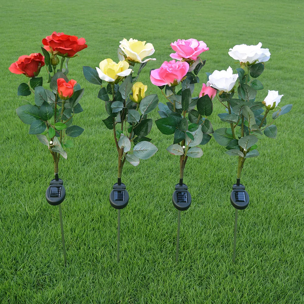 LED Solar Simulation Rose Flower Light Home Decorative Flower Lights Garden Decoration Lawn Lamp Waterproof Landscape Rose Light
LED Solar Simulation Rose Flower Light Home Decorative Flower Lights Garden Decoration Lawn Lamp Waterproof Landscape Rose Light