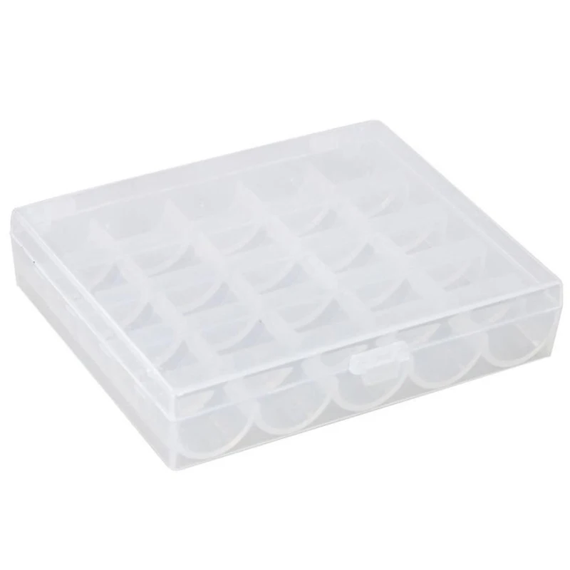 Шпульный ящик для хранения 25 шпулек 806 для швейной машины (без шпулек)
Шпульный ящик для хранения 25 шпулек 806 для швейной машины (без шпулек)