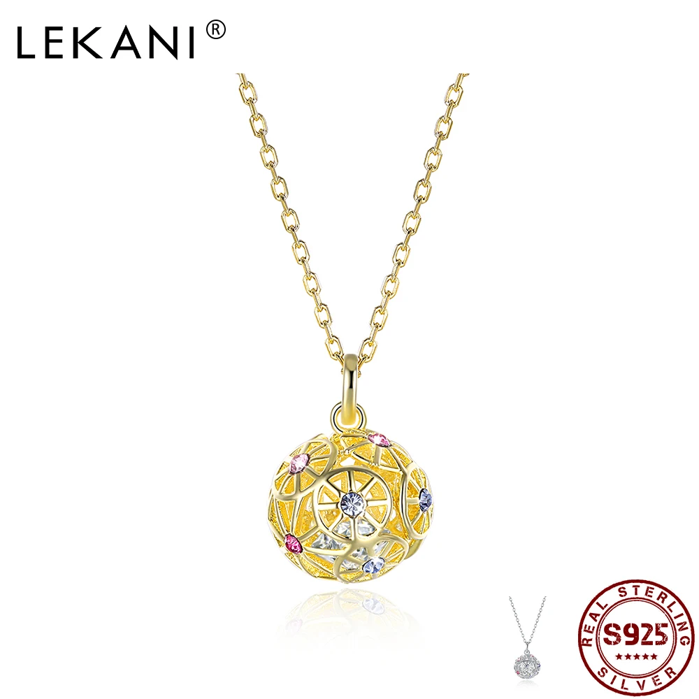 LEKANI Women's Necklace Round Fashion Design Choker Necklace 925 Sterling Silver Jewelry Hot Sale Luxury Brand Wedding Gifts
LEKANI Women's Necklace Round Fashion Design Choker Necklace 925 Sterling Silver Jewelry Hot Sale Luxury Brand Wedding Gifts