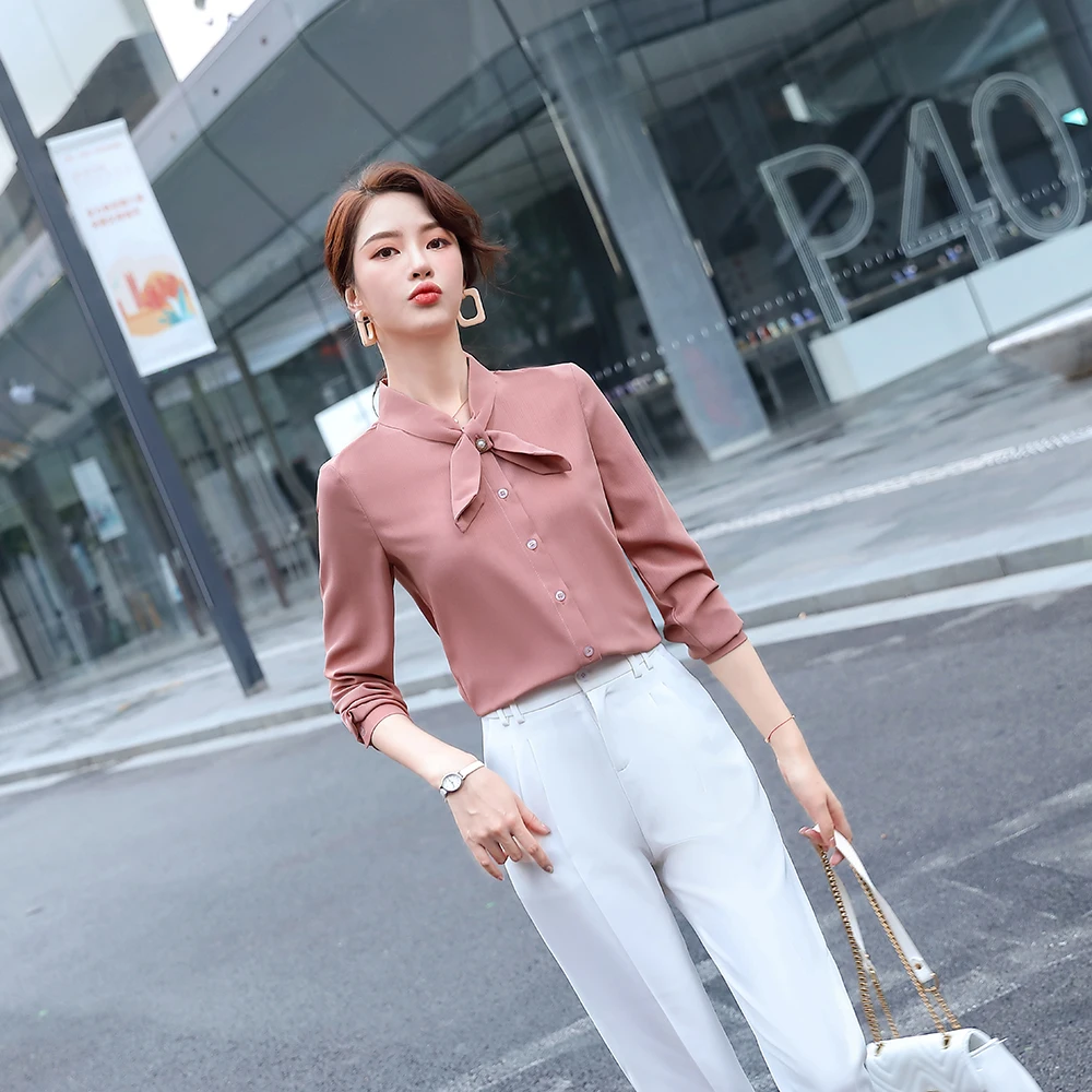 2021 Elegant Spring/Autumn Female Clothing White Blue Women Tops and Blouses Casual Office Ladies Shirts Plus Size S-4XL
2021 Elegant Spring/Autumn Female Clothing White Blue Women Tops and Blouses Casual Office Ladies Shirts Plus Size S-4XL