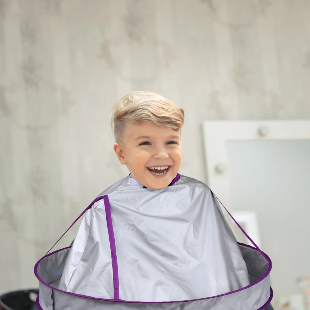 Minkissy Haircut Cloak Folding Umbrella Shawl Cape Hair Styling Accessory for Home Salon Barber (Purple)
Minkissy Haircut Cloak Folding Umbrella Shawl Cape Hair Styling Accessory for Home Salon Barber (Purple)