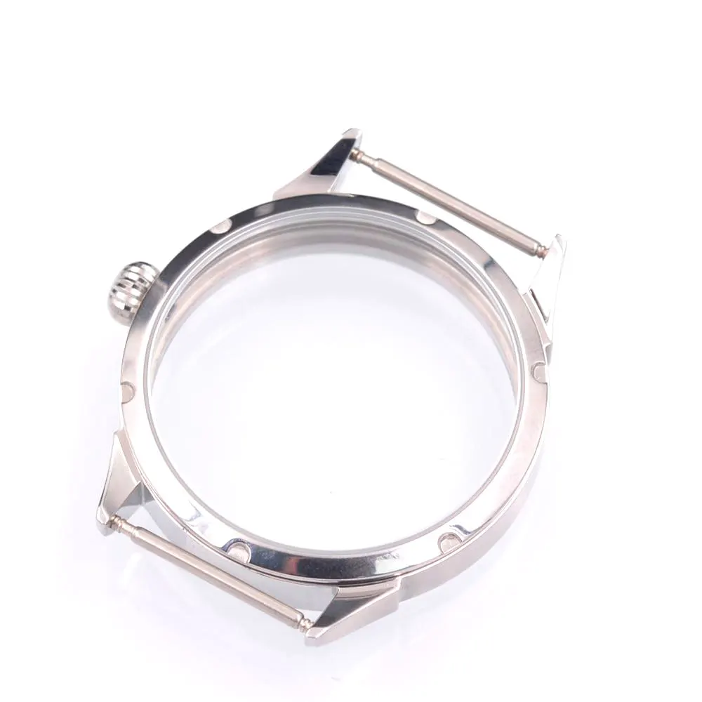 44mm Mens Watch Case Stainless Steel Fit Eta 6497/6498 ST3600.3620Hand Winding Movement Mens Mechanical Watch
44mm Mens Watch Case Stainless Steel Fit Eta 6497/6498 ST3600.3620Hand Winding Movement Mens Mechanical Watch