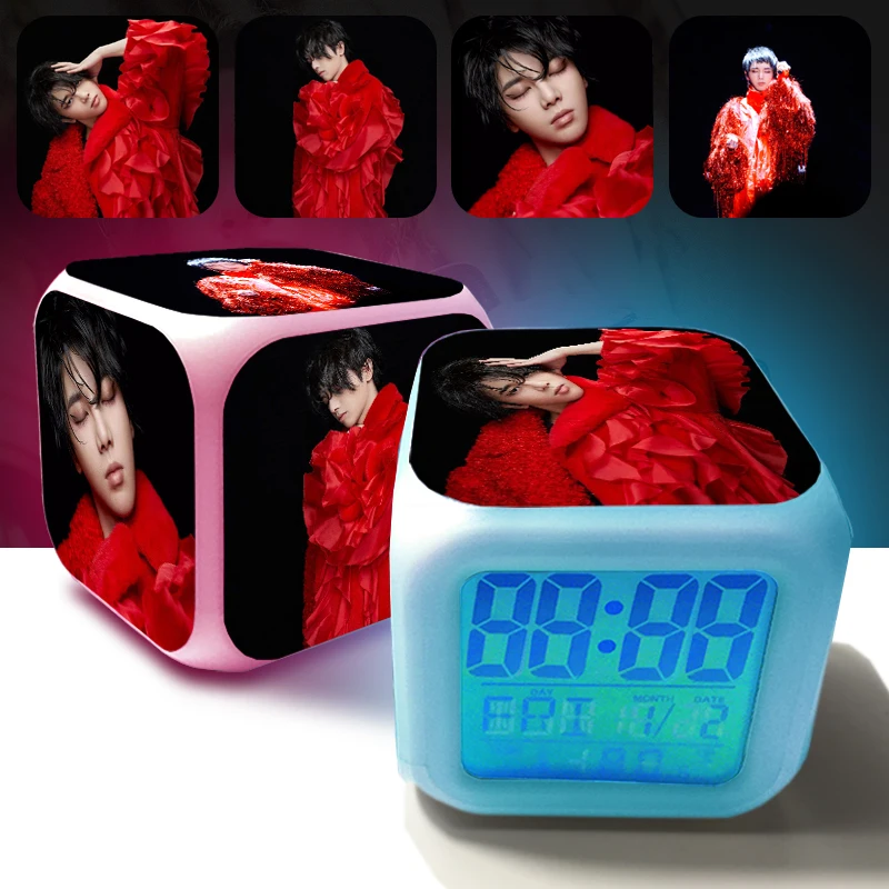 Singer Hua Chenyu Same Paragraph Surroundin Colorful Small Alarm Clock Night Light Birthday Gift Set Beside Table Decor Ornament
Singer Hua Chenyu Same Paragraph Surroundin Colorful Small Alarm Clock Night Light Birthday Gift Set Beside Table Decor Ornament