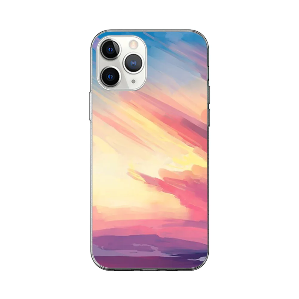 Cloud Rainbow Case For iPhone 12 11 Pro Max Cover for iPhone 12 X XR XS MAX 7 8 6 S Plus 5S SE 2020 Soft Silicon TPU Phone Funda 
Cloud Rainbow Case For iPhone 12 11 Pro Max Cover for iPhone 12 X XR XS MAX 7 8 6 S Plus 5S SE 2020 Soft Silicon TPU Phone Funda