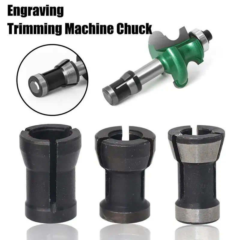 1/3pcs Collet Chuck Engraving Trimming Machine Electric Router Milling Cutter Accessories Woodworking Trimmer Router Adapter
1/3pcs Collet Chuck Engraving Trimming Machine Electric Router Milling Cutter Accessories Woodworking Trimmer Router Adapter