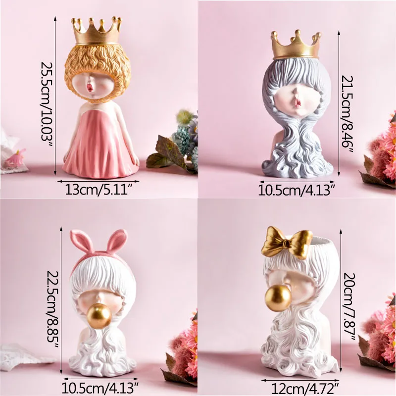 European Abstract Crown Girl Figure Statue Creative Resin Character Sculpture Room Decor Ornament Home Decoration Accessories
European Abstract Crown Girl Figure Statue Creative Resin Character Sculpture Room Decor Ornament Home Decoration Accessories