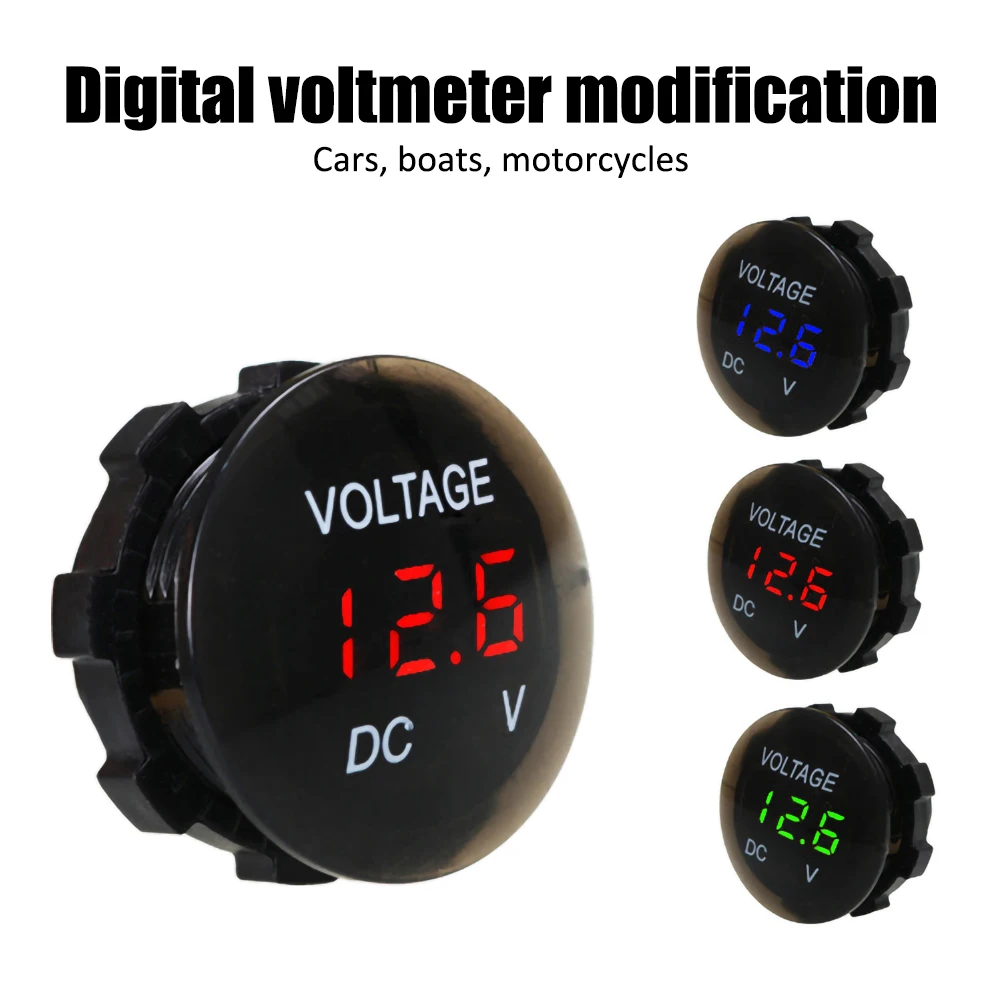 New 12V-24V Digital Panel Voltmeter Voltage Meter Tester Led Display For Car Auto Motorcycle Boat ATV Truck Refit Accessories
New 12V-24V Digital Panel Voltmeter Voltage Meter Tester Led Display For Car Auto Motorcycle Boat ATV Truck Refit Accessories