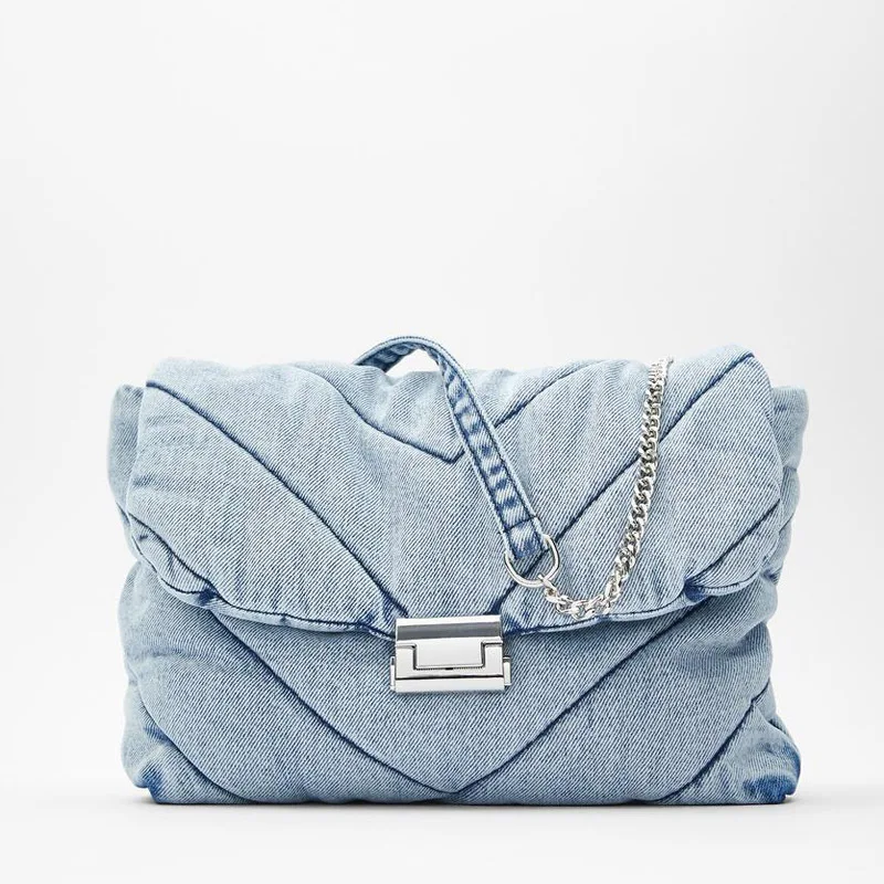 2020 New Arrival Autumn Denim Chain Shoulder Bags for Women Luxury Designer Jeans Bags Female Handbags Crossbody Bags
2020 New Arrival Autumn Denim Chain Shoulder Bags for Women Luxury Designer Jeans Bags Female Handbags Crossbody Bags